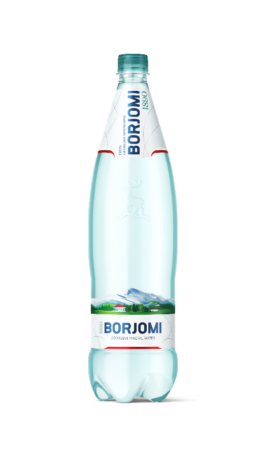 Вода Borjomi лечебно-столовая газированная 1,25л  